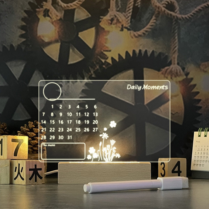 Stylish Note Board with Led Night, A Gift For Everyone