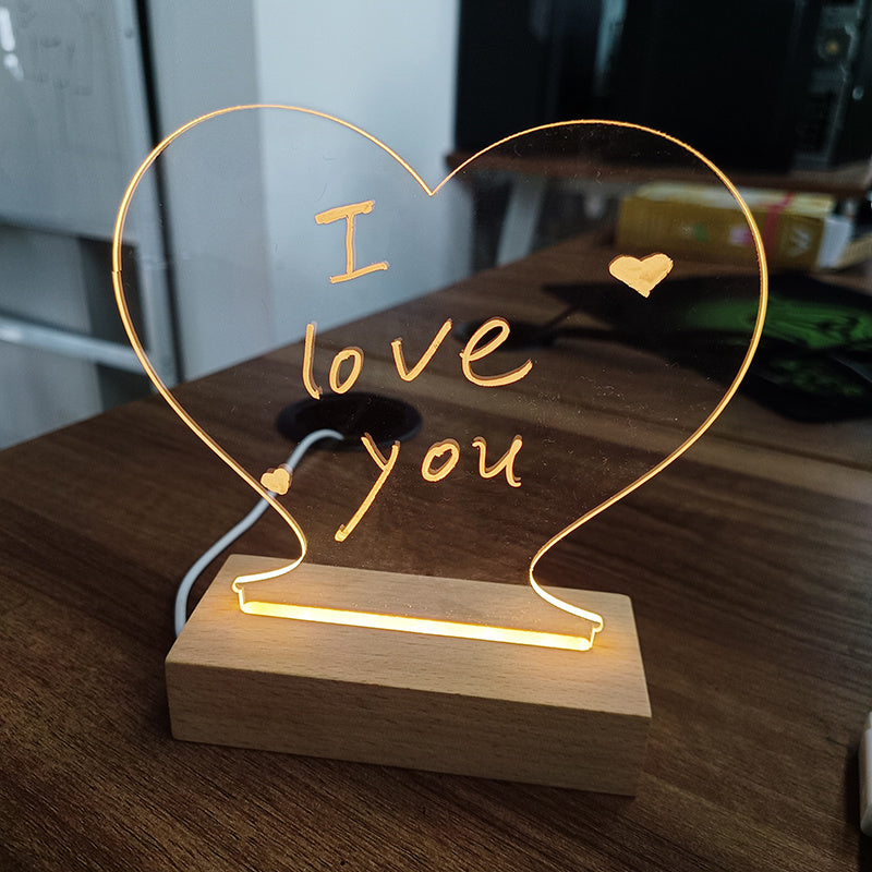 Stylish Note Board with Led Night, A Gift For Everyone